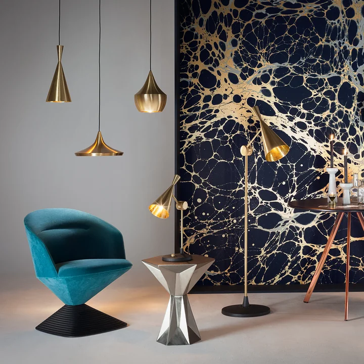 Tom Dixon - Beat Stehleuchte, schwarz
