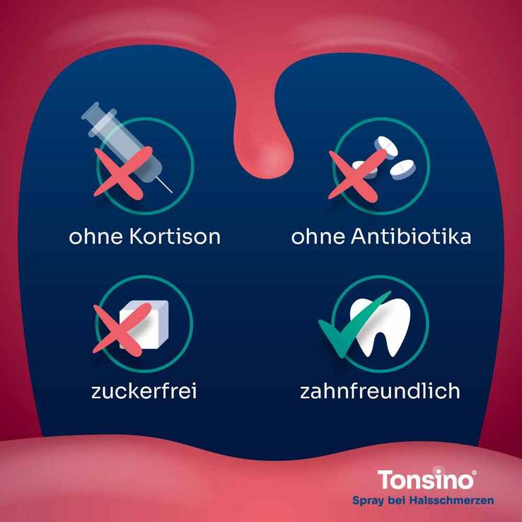 Tonsino Spray bei Halsschmerzen, 30 ml