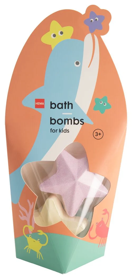 3 bombes de bain étoiles