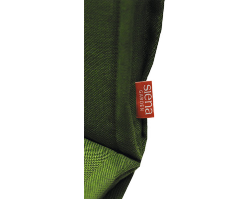 Lage rugleuning, solide groen design, olefine polypropyleen