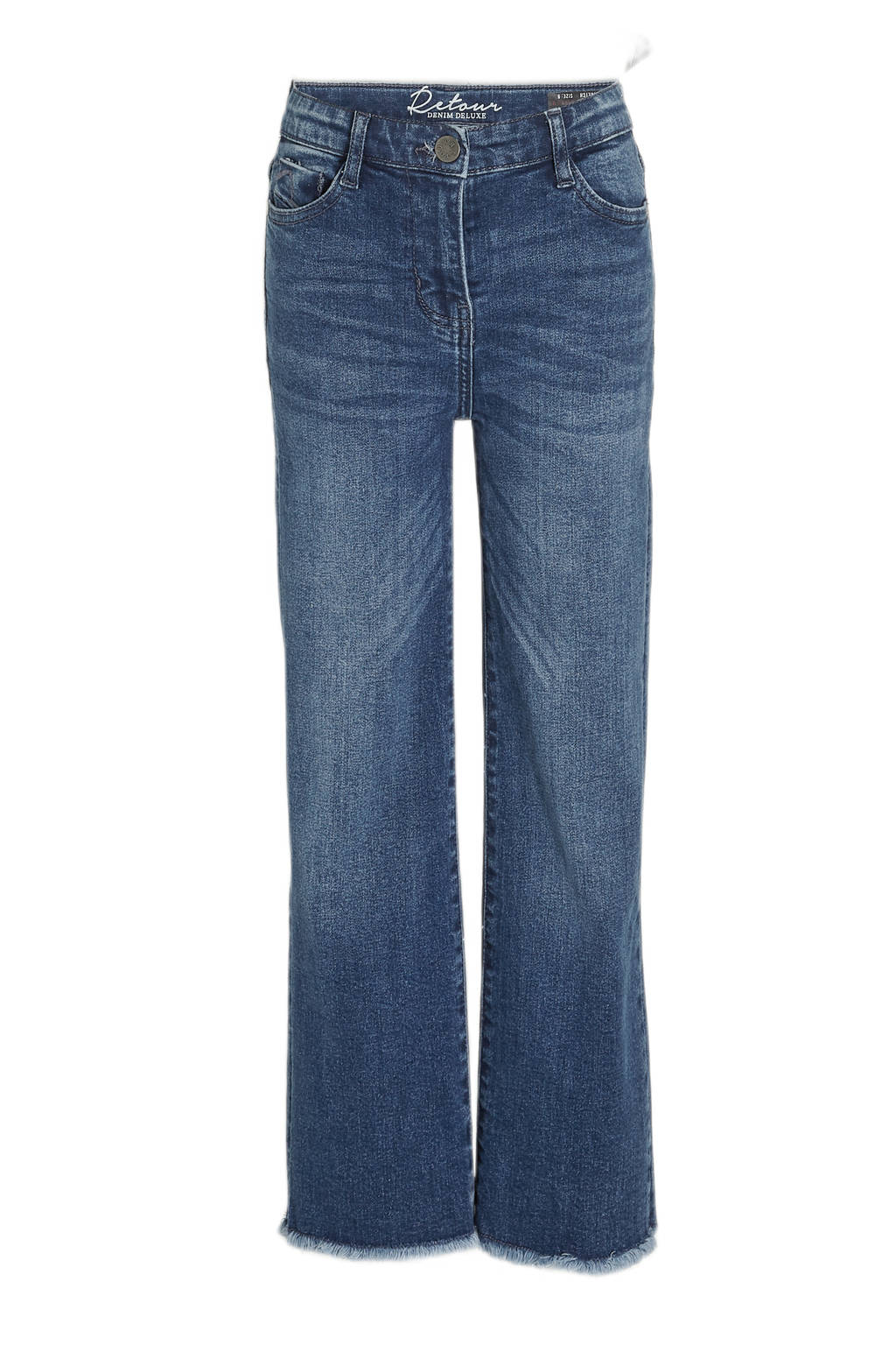 Retour Jeans high waist wide leg jeans Missour medium blue denim