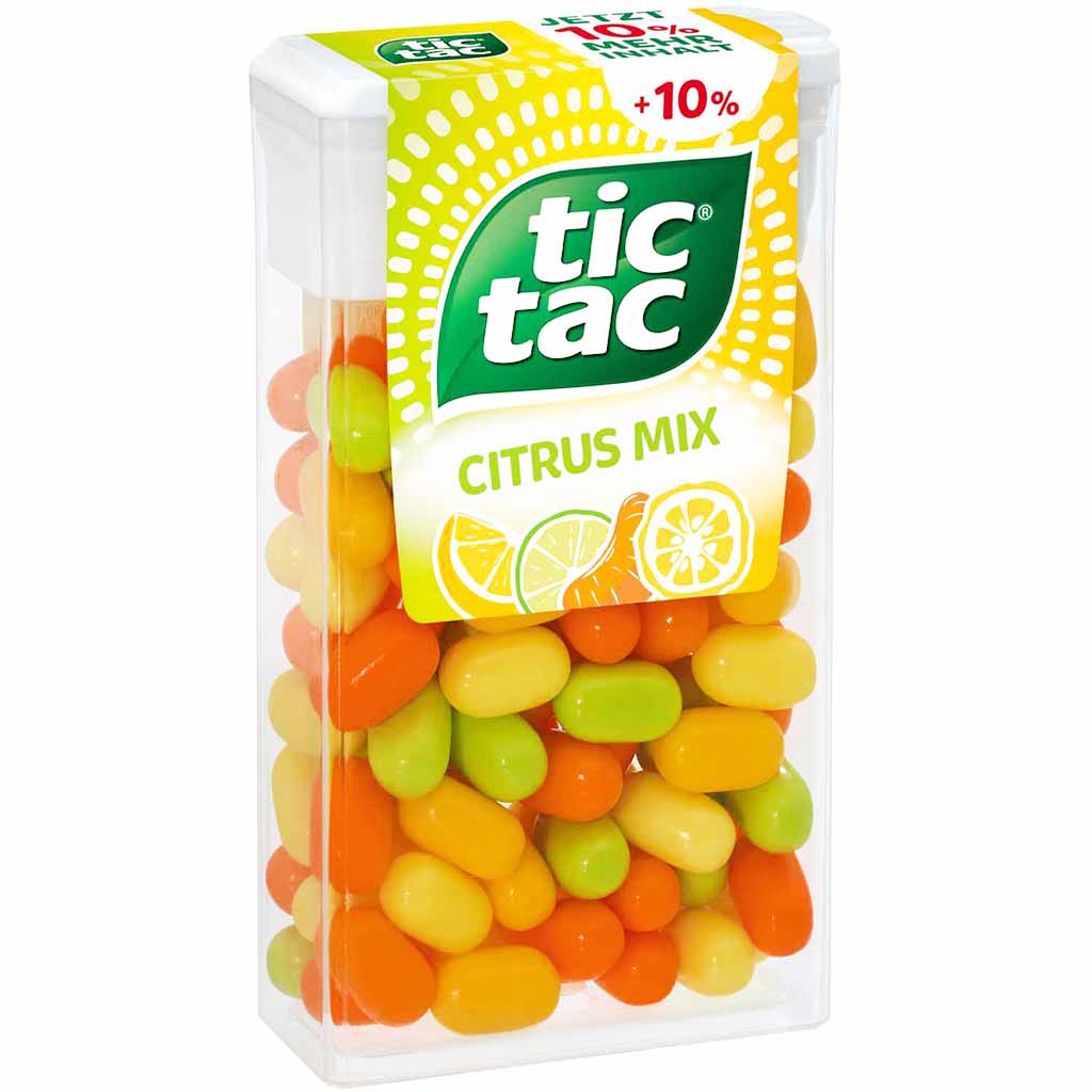 Tic Tac Citrus Mix 16x54g = 864g MHD:20.8.25