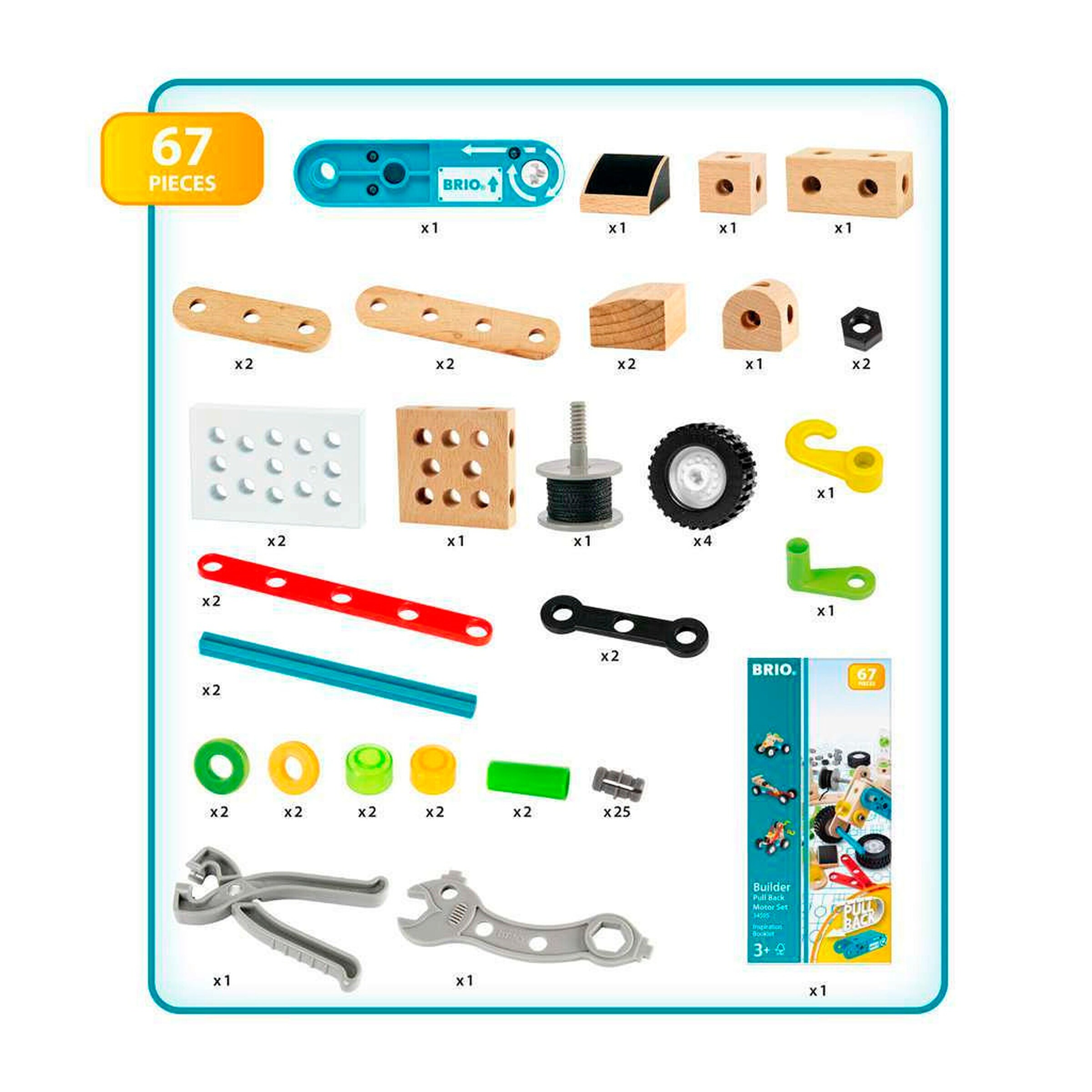 BRIO Nachziehmotor-Konstruktionsset