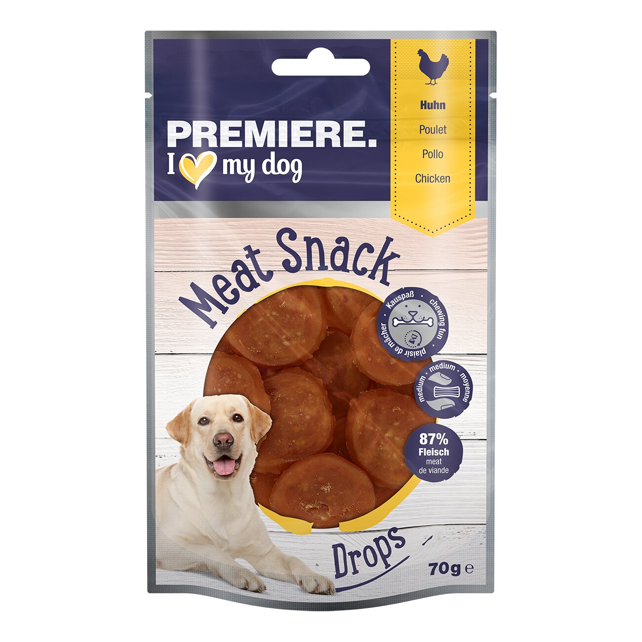 PREMIERE Meat Drops 6x70g Huhn