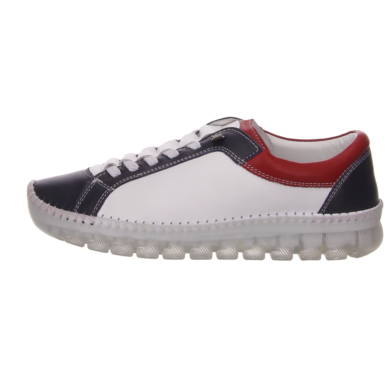 elbandi Halbschuh weiß weiss/weiss kombi
