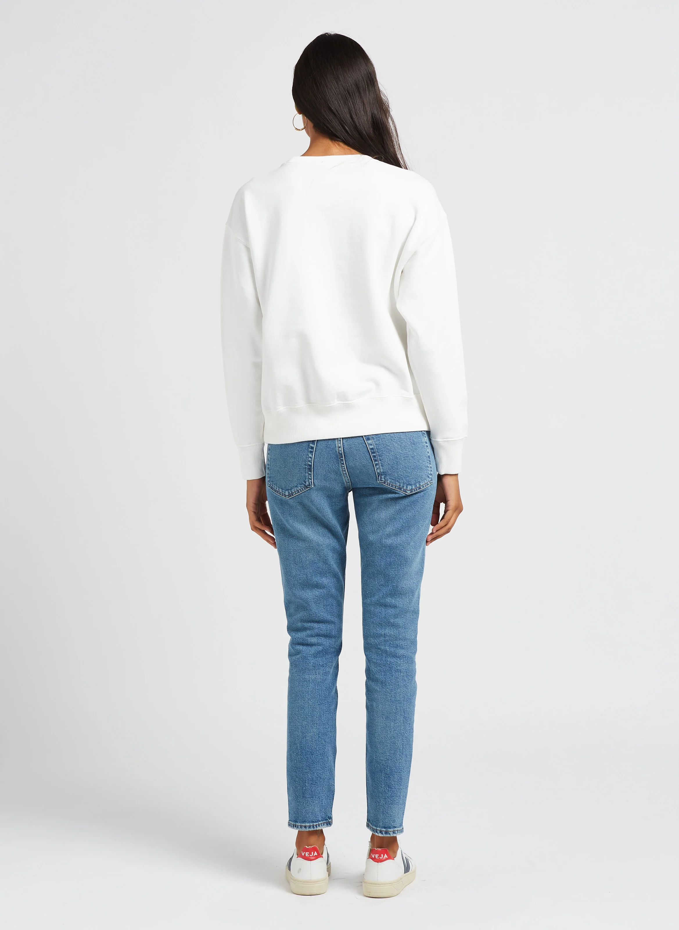 Sweat en coton | Blanc