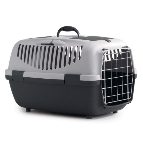 Transportador de animais de estimação cinza