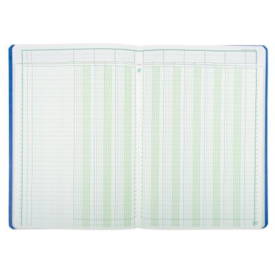 Exacompta - Piqûre à tête paresseuse - 8 colonnes sur 2 pages - 29,7 x 21 cm - 80 pages
