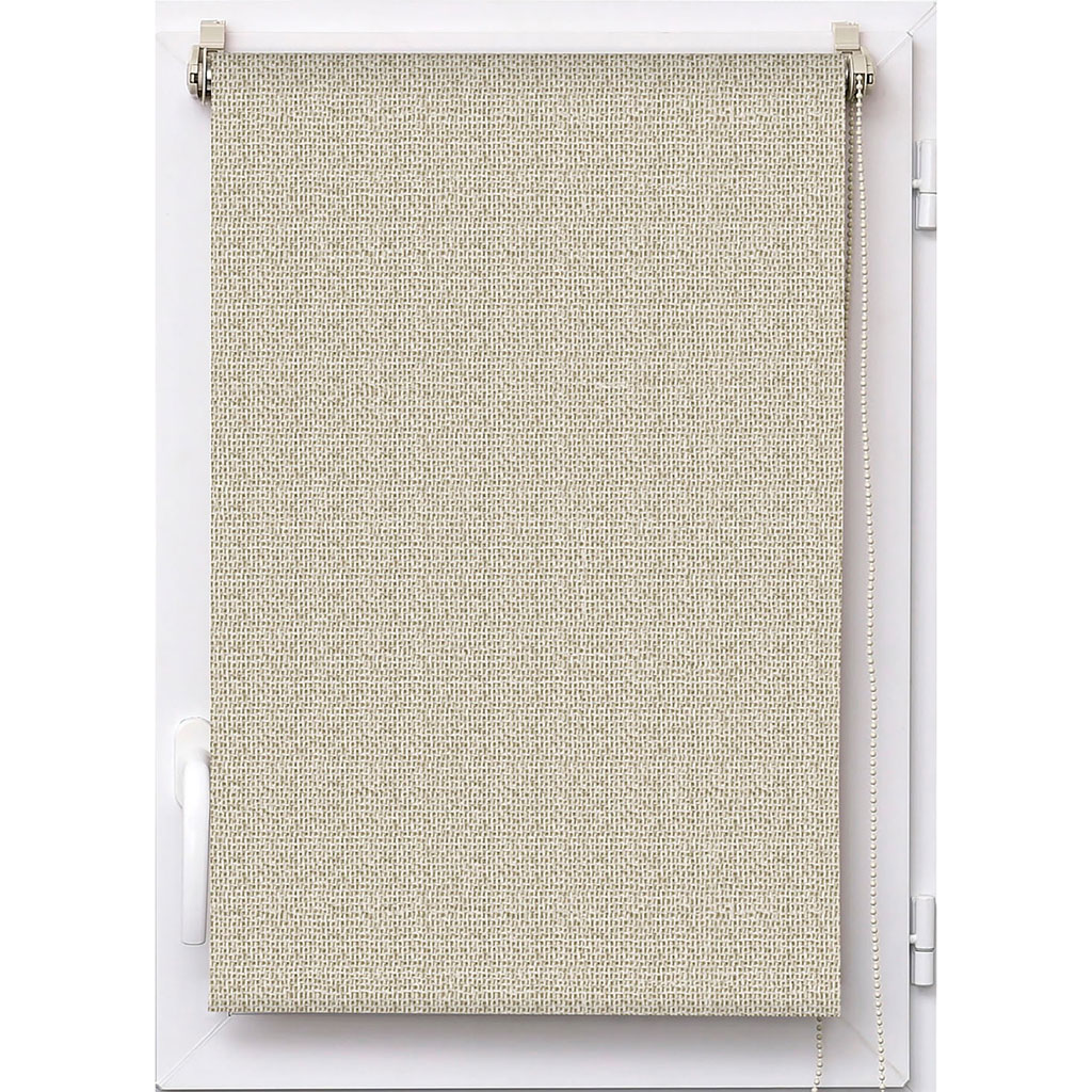 Store enrouleur tamisant texturé beige 60x180cm