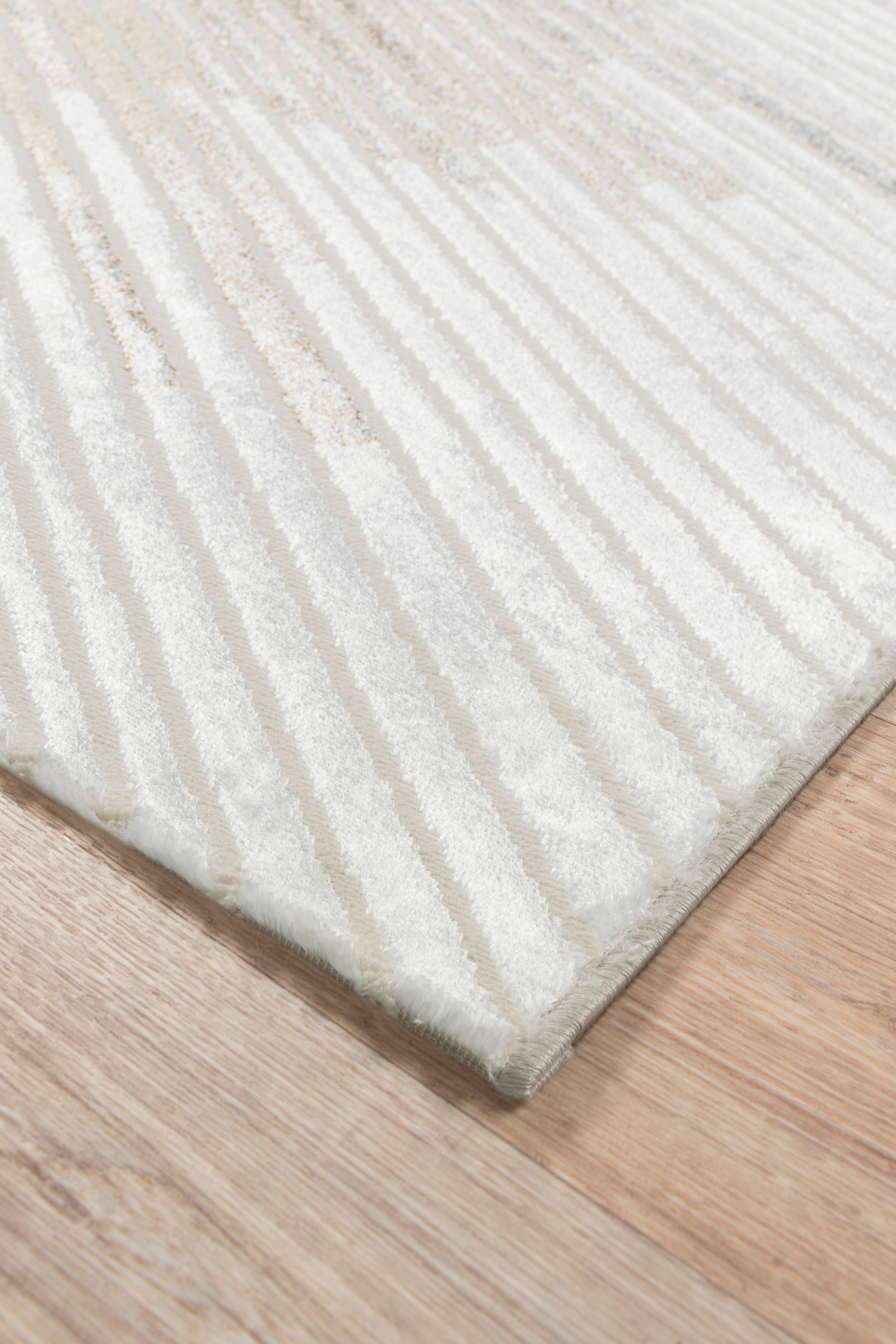 my home Teppich »Elora  Kurzflor« rechteckig 8 mm Höhe mit leichtem Glanz, Hoch Tief Struktur, elegantes Design, Wohnzimmer