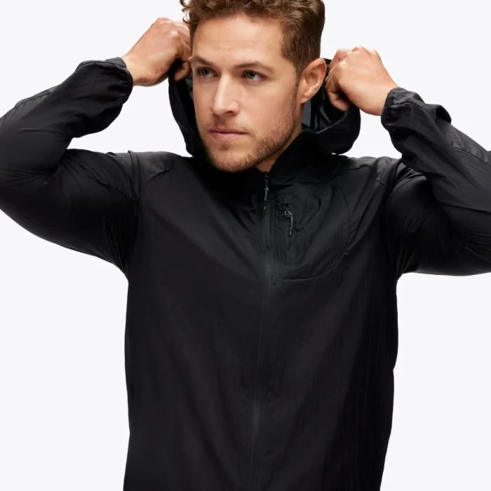 Hoka Herre Jakker Skyflow Jacket Sort