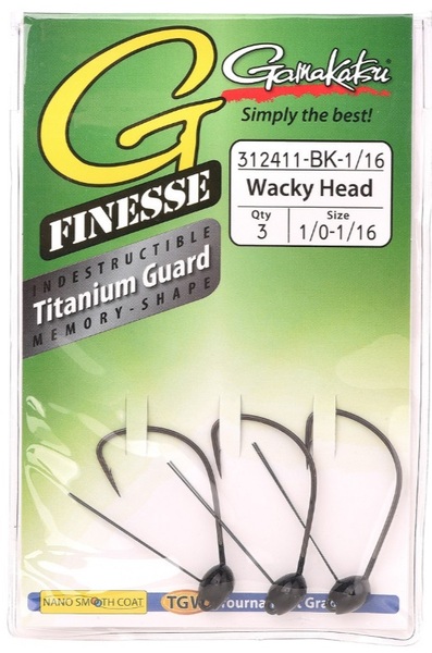 Hameçon pour Leurres Wacky Gamakatsu G-Finesse Jig Head (3 Pièces)