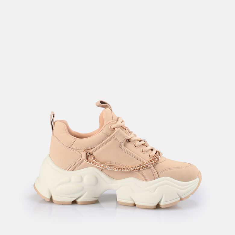 Binary Chain Baskets basses vegan, rose
