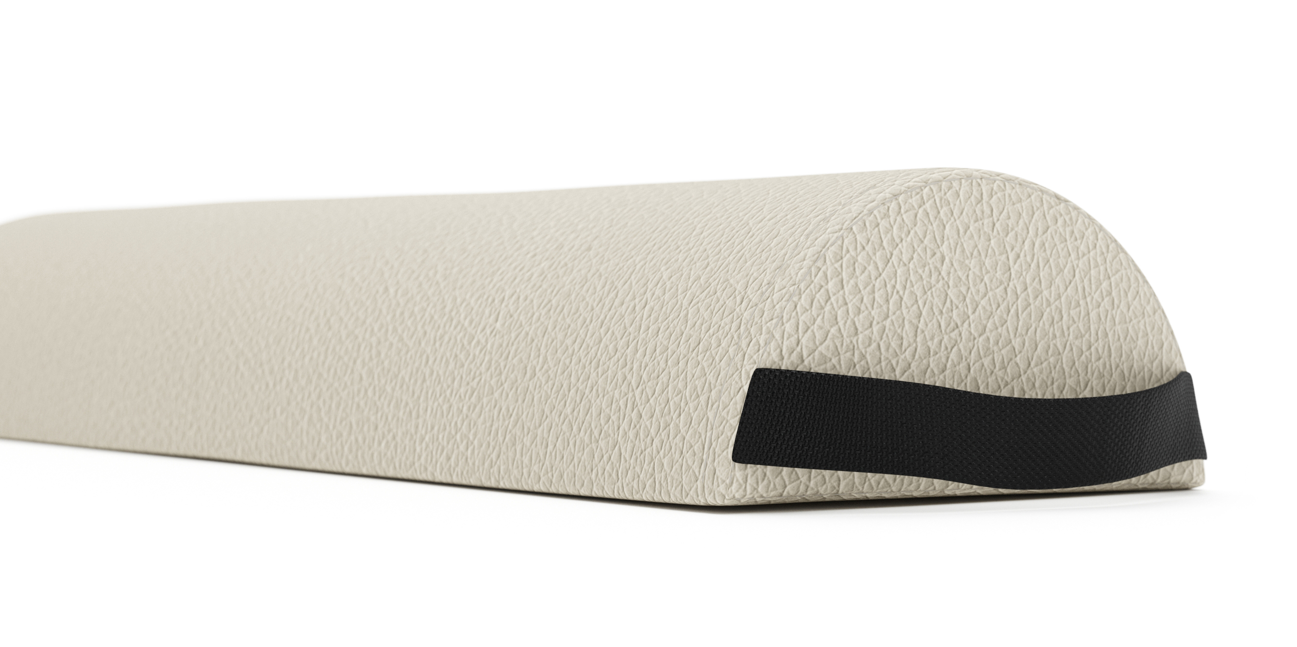 Nackenrolle halbrund 66 cm beige