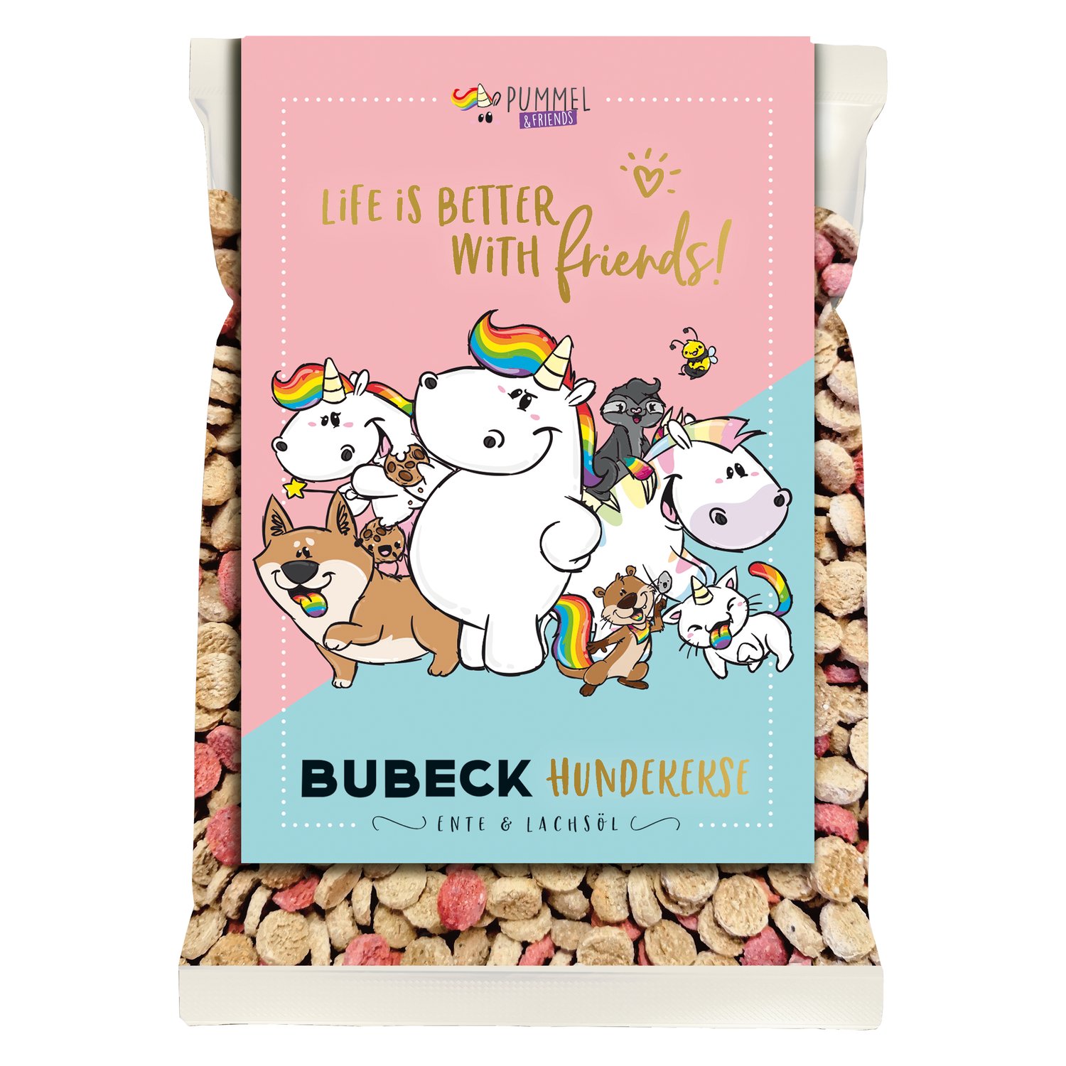 BUBECK PUMMEL & FRIENDS Konfetti Kekse, PUMMELEINHORN - 210 g - je nach Lagerbestand