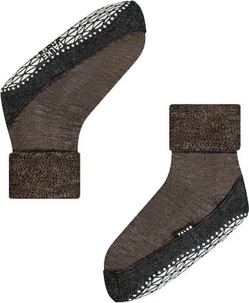 Falke Cosyshoe Sloffen Bruin 16560-5201 kopen