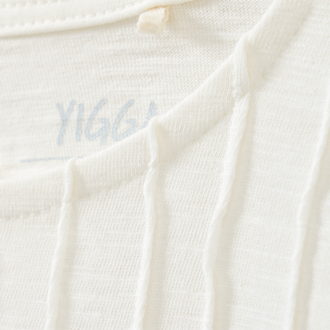 Yigga Mädchen Langarmshirt mit Biesen weiss