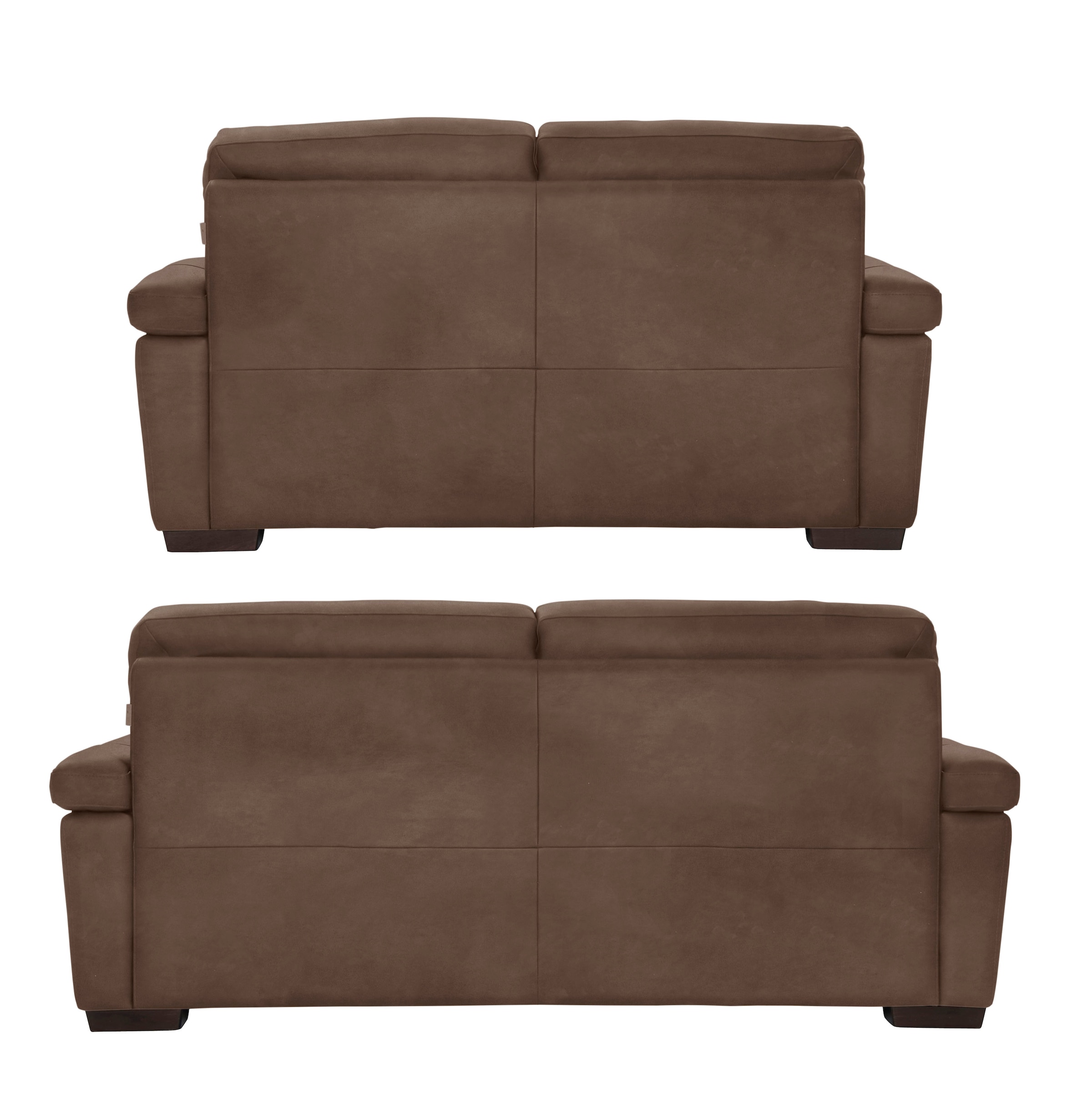 CALIA ITALIA Polstergarnitur »Gaia, hochwertige Garnitur aus 2-Sitzer & 3-Sitzer im edlen Design« Set, 2 Stk. tlg. aus pflegeleichtem Luxus-Microfaser Ginevra Hydro Care