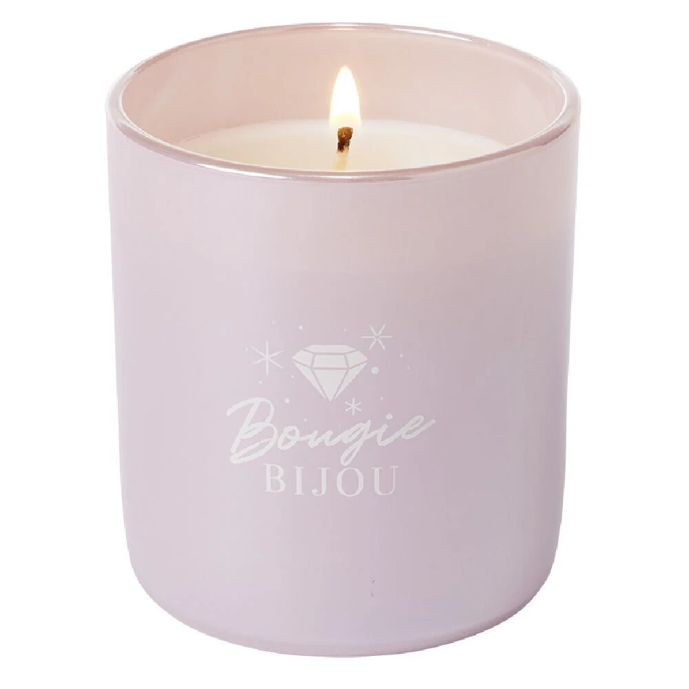 Bougie bijou collier doré senteur bubble gum 36h