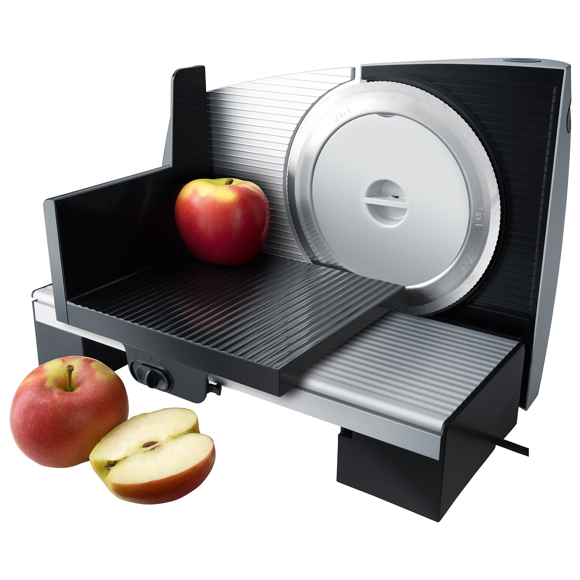 STEBA Allesschneider AS 200 - schwarz-silber - 110 Watt
