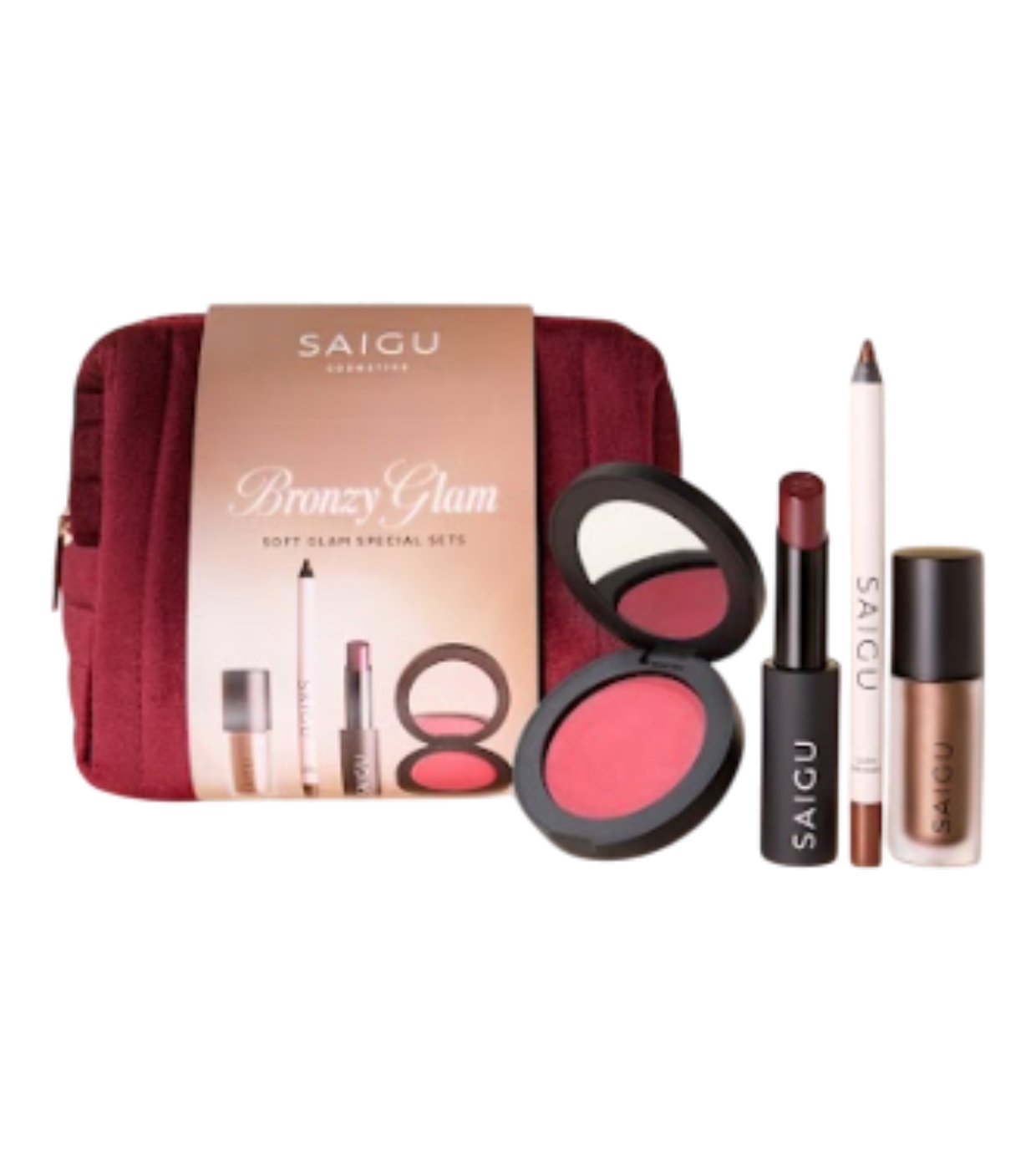 Saigu Cosmetics - Pacote Bronzy Glam