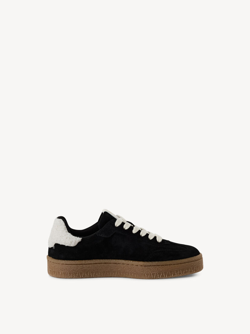 Leren Sneaker - zwart