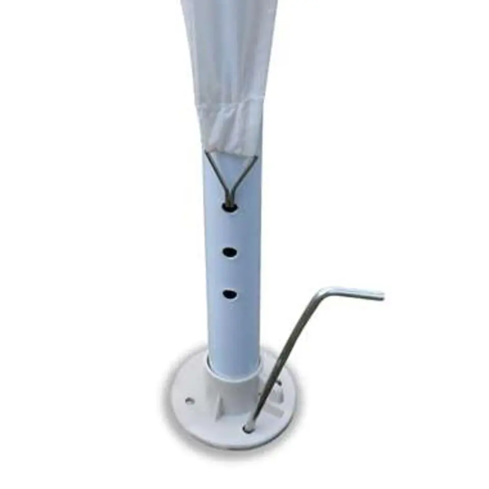 vidaXL - Partytent - Wit - Stof