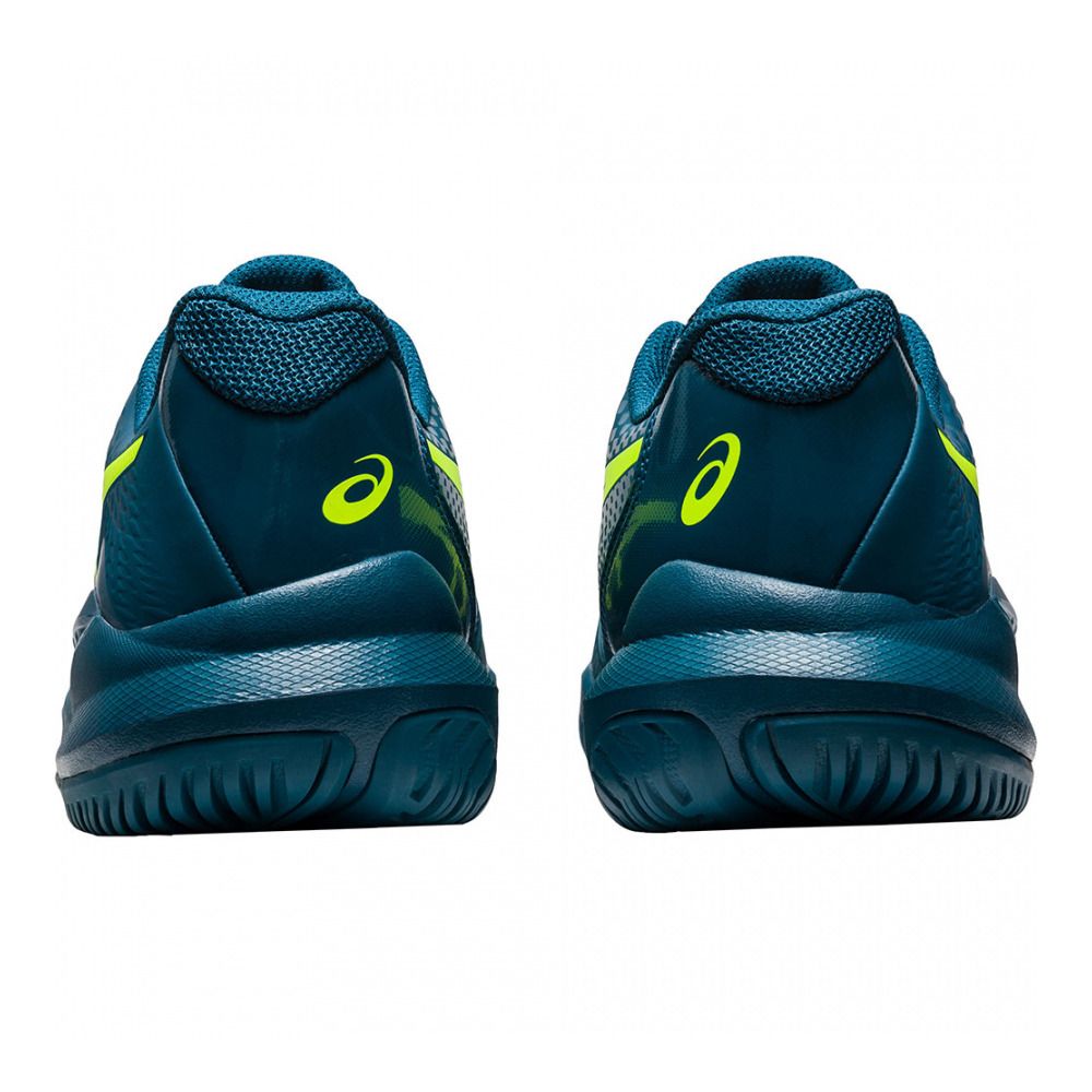 Asics GEL-CHALLENGER 14 - Chaussures de tennis Homme restful teal/safety yellow
