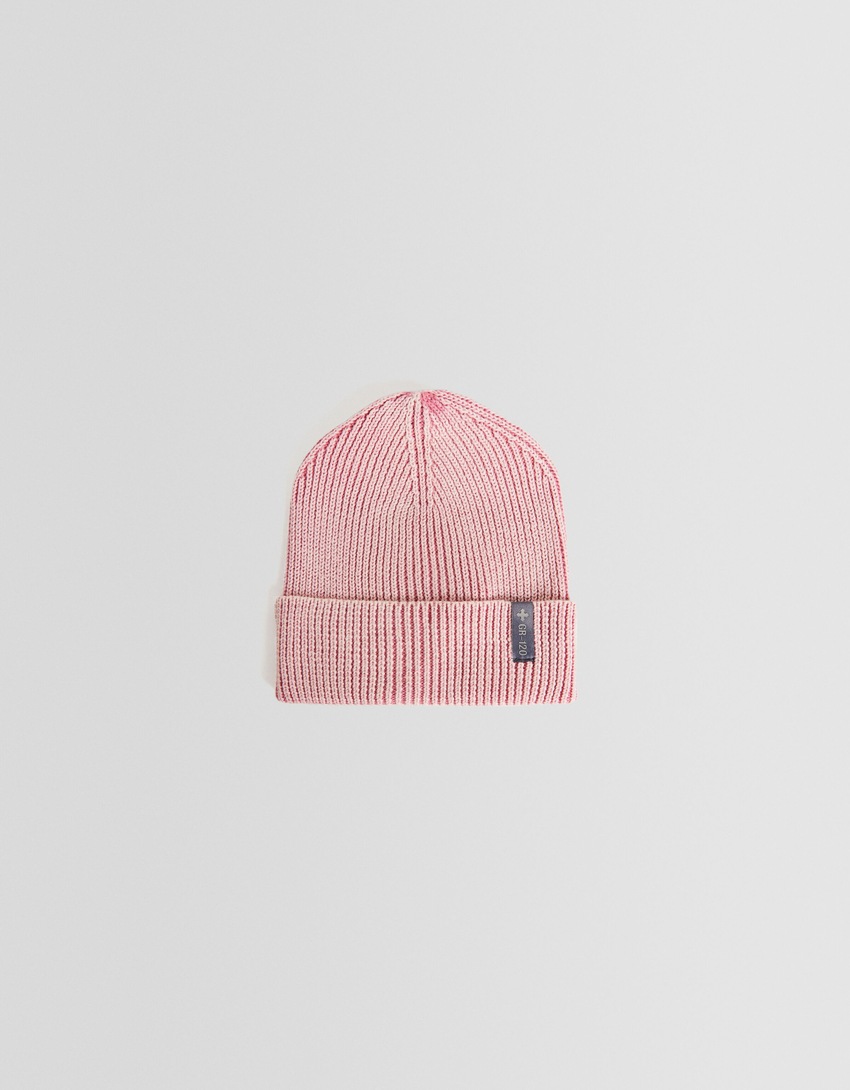 Gorro com efeito desbotado