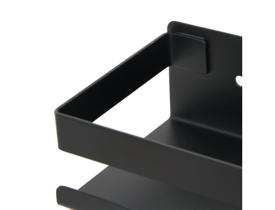 VIDAXL - Accessoire de douche étagère de douche noir mat acier inoxydable 304 brossé