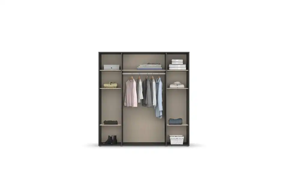 Drehtürenschrank ohne Absetzung 187 cm 4 Stück