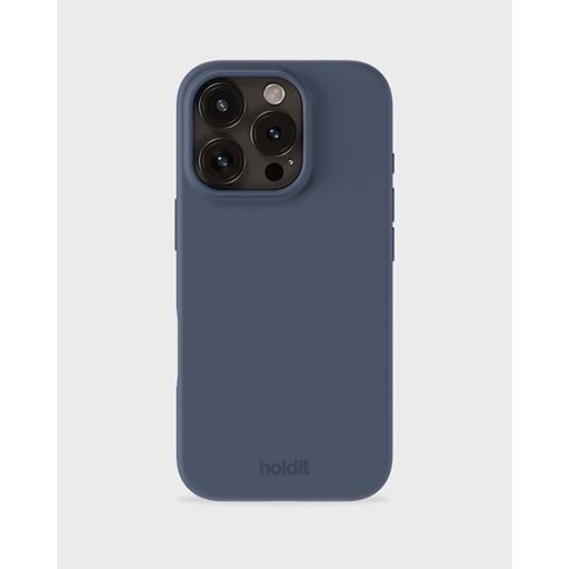 holdit Iphone 16 Pro Silikone Cover, Pacific Blue