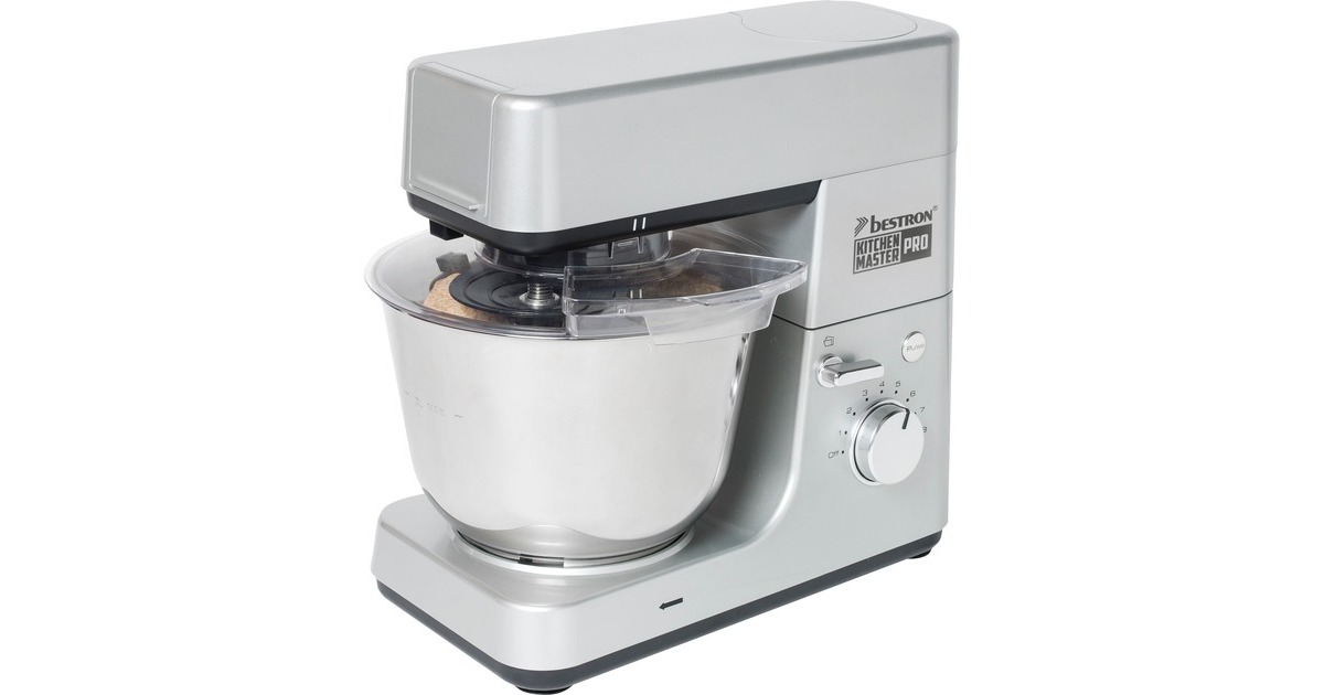 BestronAKM1600S 4-in-1 Keukenmachine Kitchen Master Pro  (Zilver)