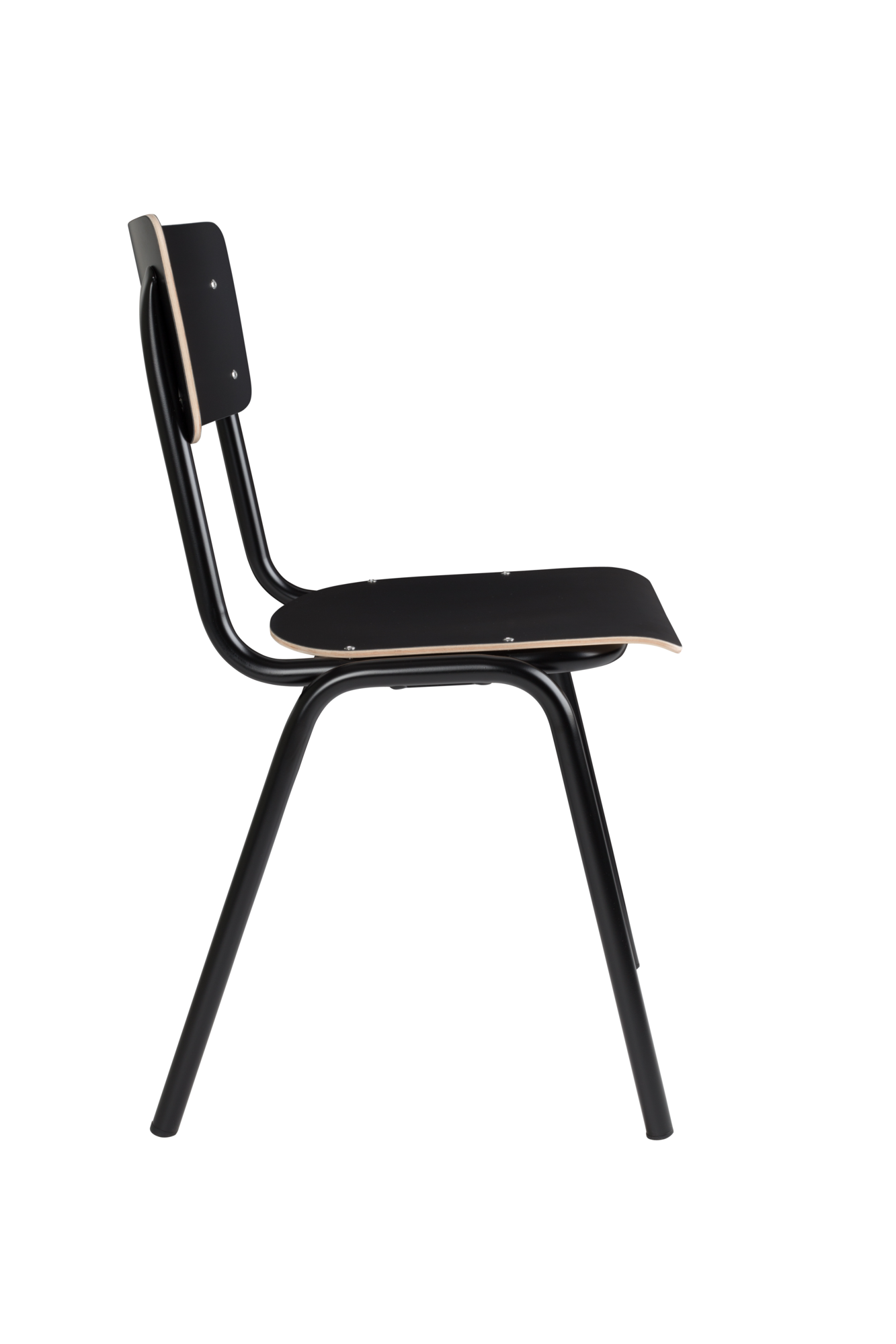 Eetkamerstoel Back to School HPL Stoel zwart (set van 4)