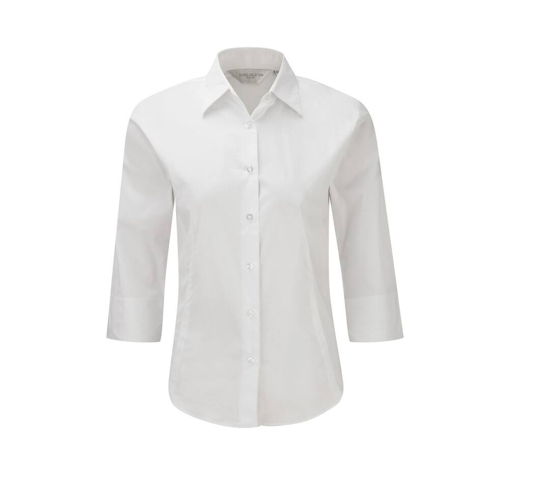 Russell Collection JZ46F - Chemise Stretch Femme Coton