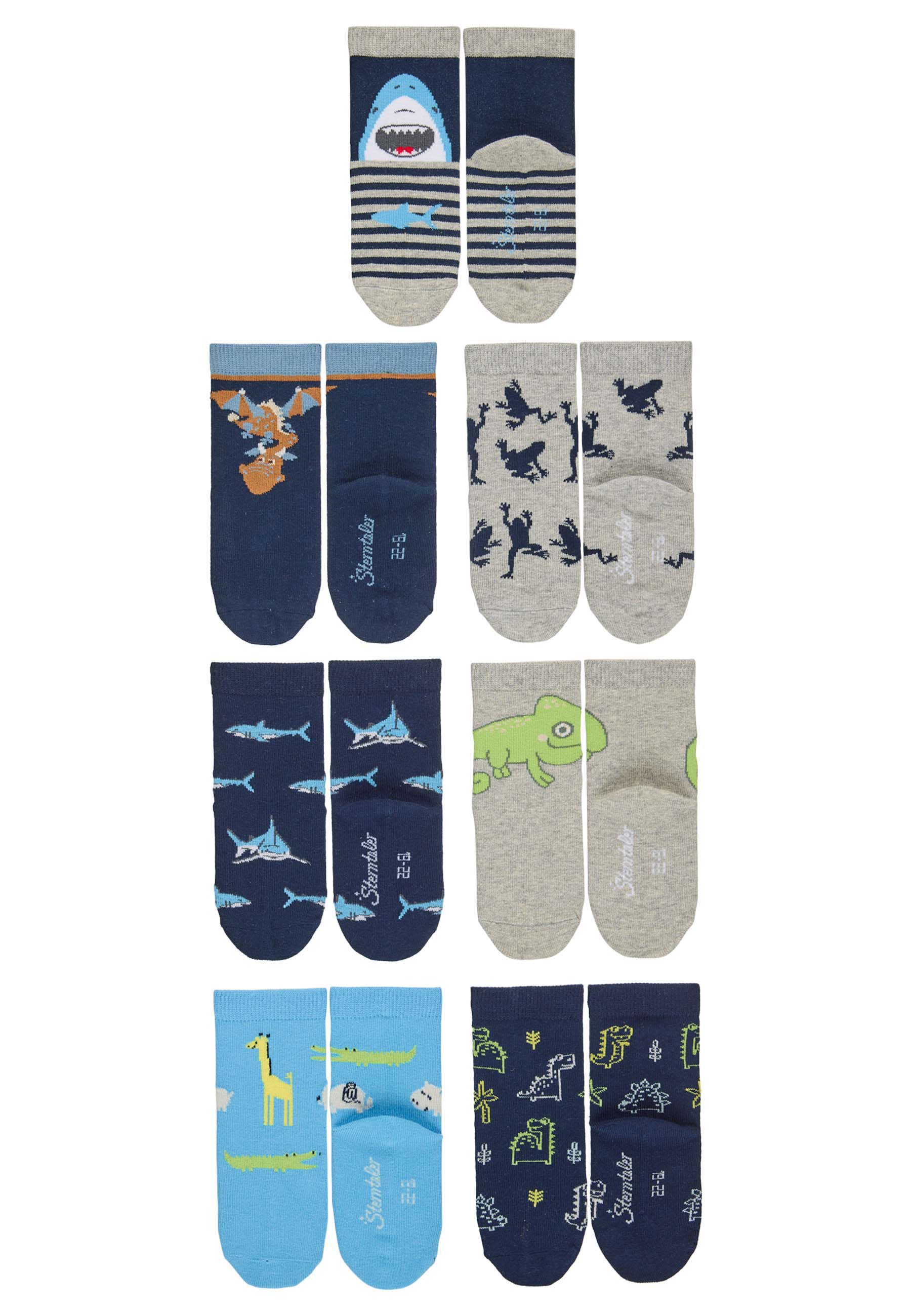 Socken ANIMALS 7er Pack in marine