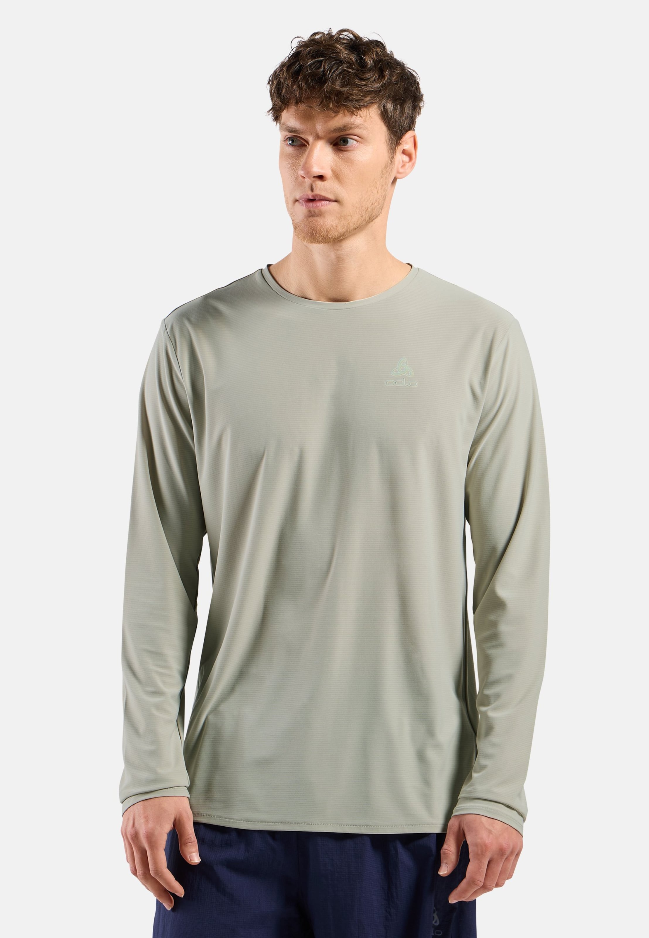 Zeroweight Chill-Tec Langarm-Laufshirt 2.0 in agate gray