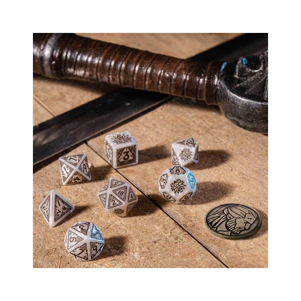 The Witcher Dice Set - Geralt - The White Wolf