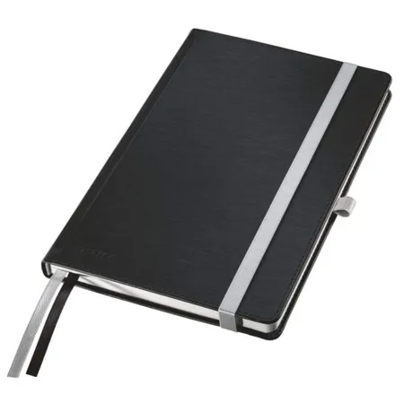 Leitz Style Notizbuch Hardcover A5 kariert, satin schwarz