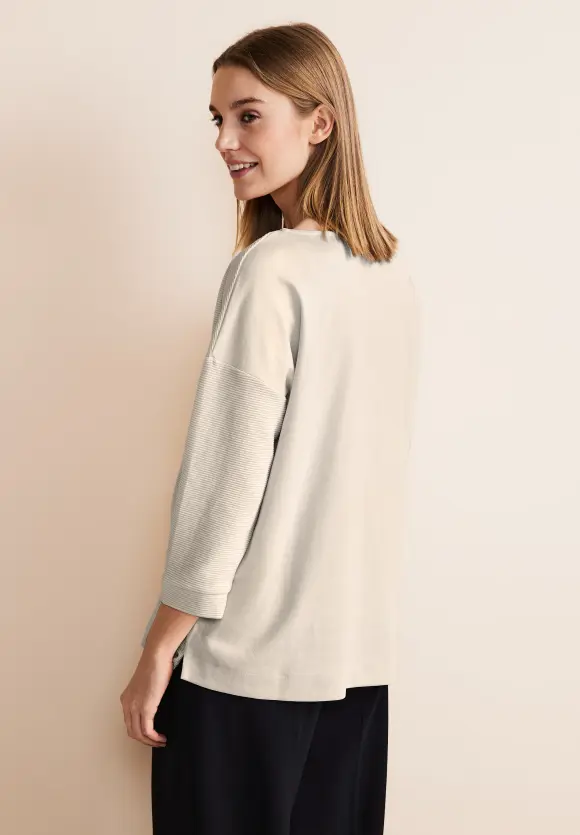 Struktur Mix Shirt - lucid white