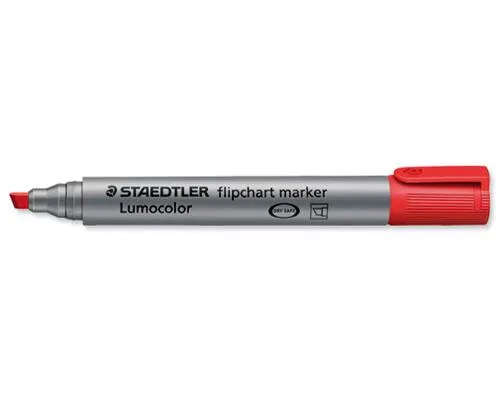 STAEDTLER Lumocolor - Markør - for flip-over tavle - rød - vandbaseret blæk - 2-5 mm