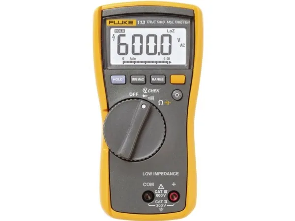 Fluke 113, LCD, 9 V, 404 g, 167,1 x 85,1 x 46 mm