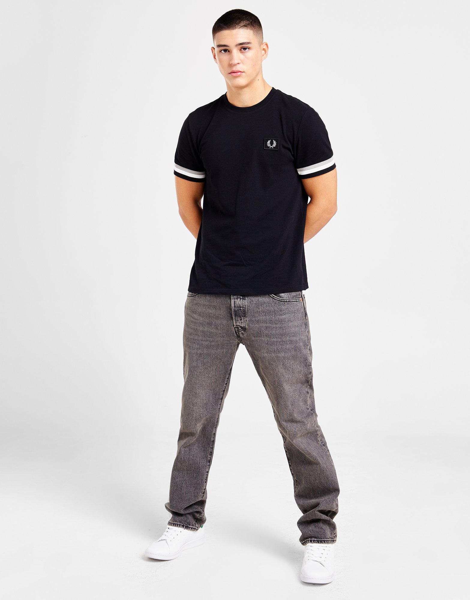 Fred Perry T-shirt Badge Bold Pique Homme
