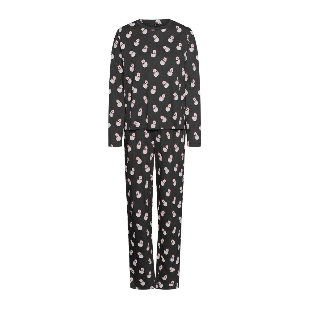 Pieces Pyjama Noir Femme Pieces Naya Xmas