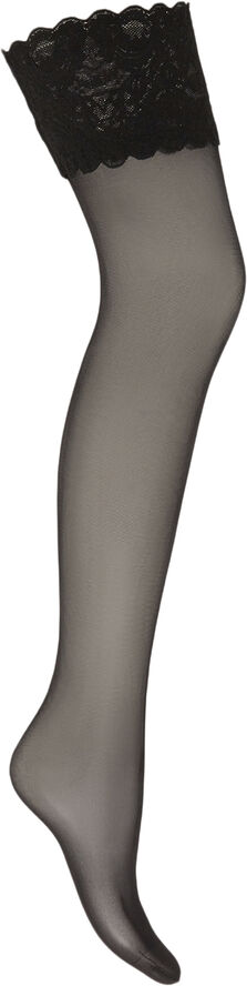 Wolford Satin touch 20 stay-up Sort
