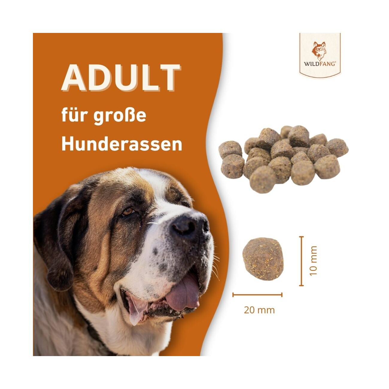 Wildfang ® Maxi Adult Trockenfutter mit Lachs und Forelle 2 kg