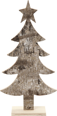 Juletræ I Træ - Julepynt - H 26 CM