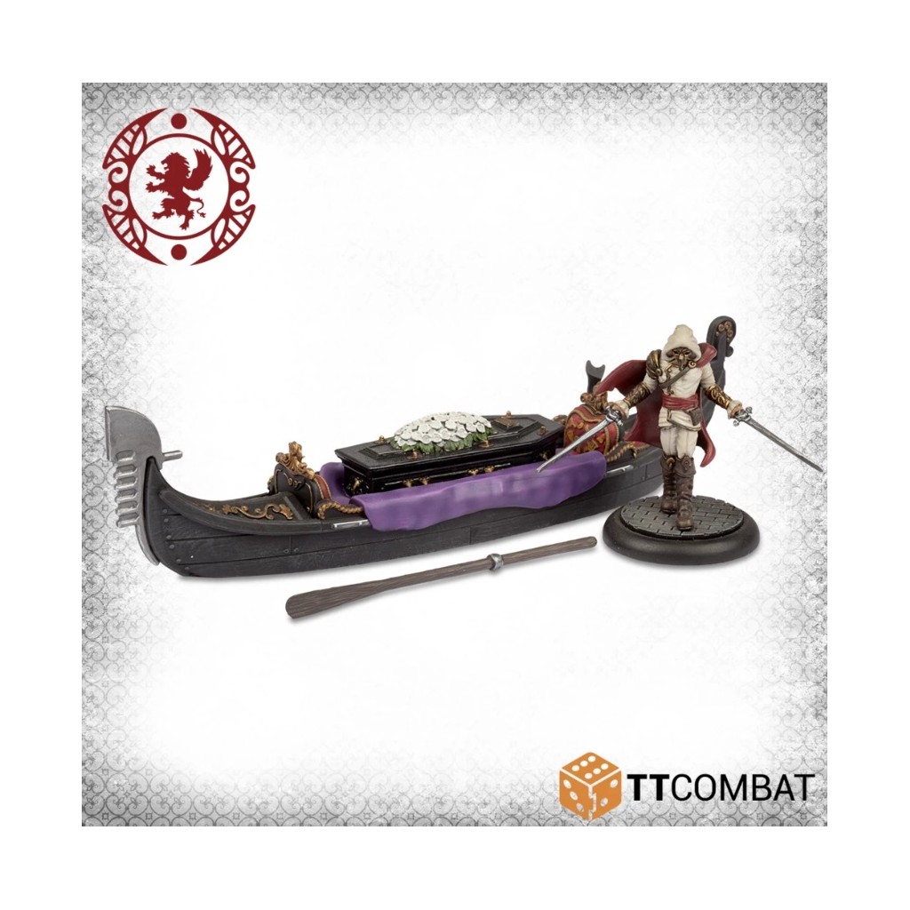 Streets of Venice - Funerary Gondola