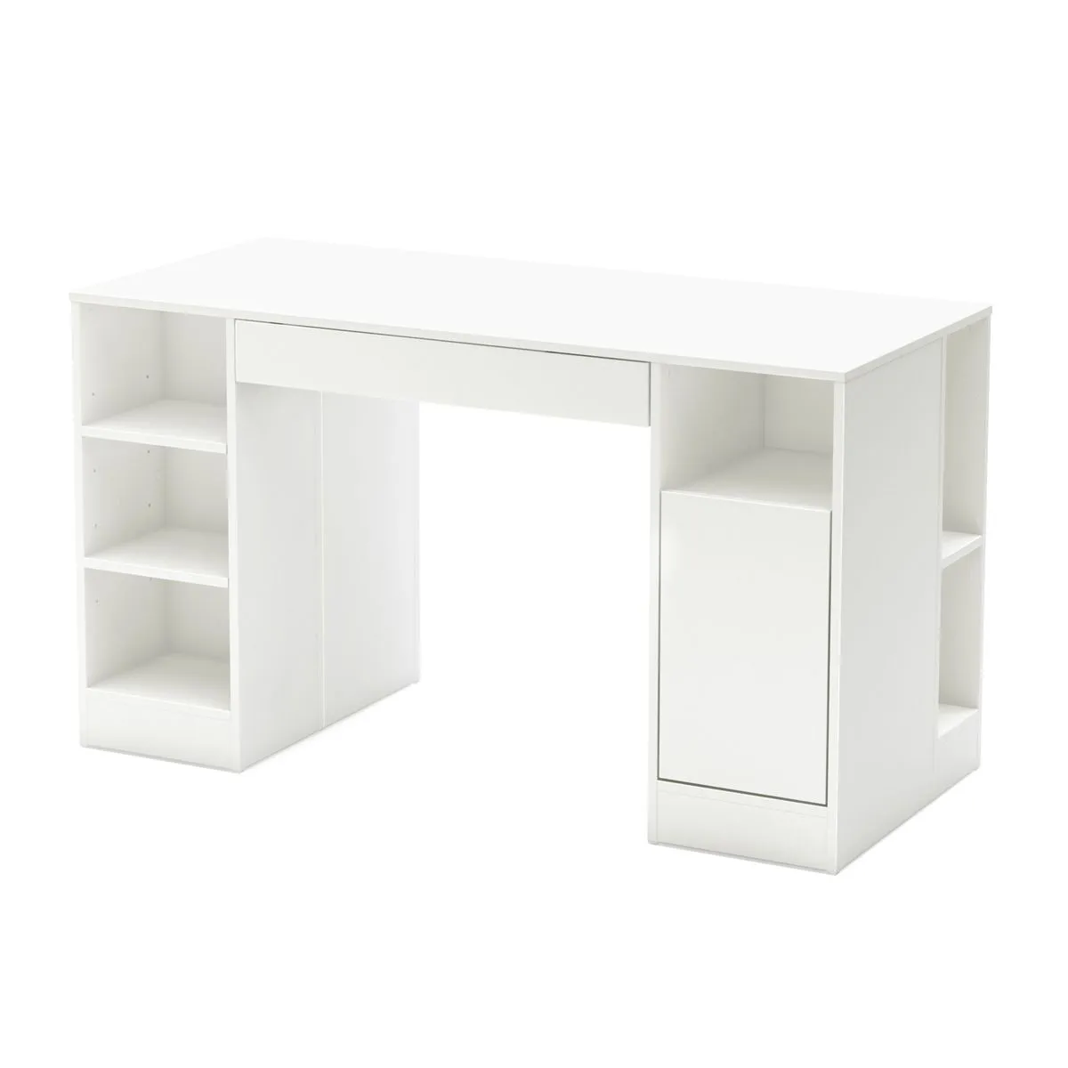 South Shore Table de Travail Crea - Blanc Solide