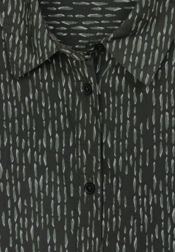 Minimalprint Kleid - strong khaki